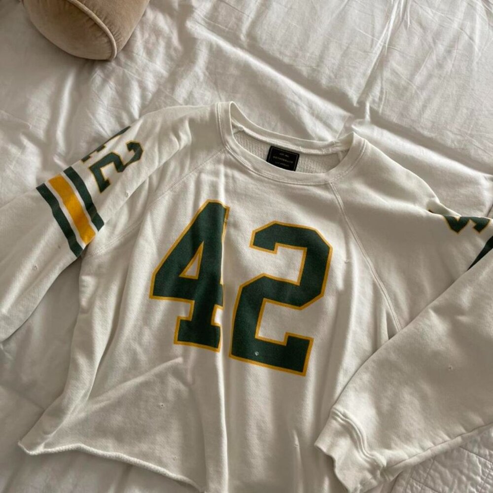 Women's Yellow and Green Sweatshirt